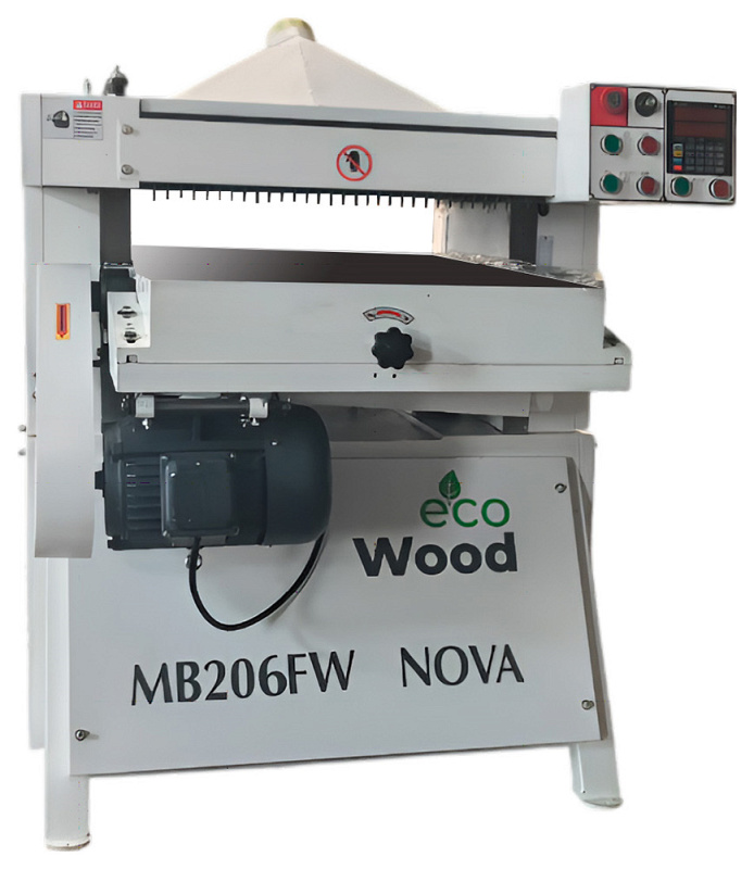 Двусторонние рейсмусовые станки со спиральными строгальными валами Ecowood MB 204FW Nova