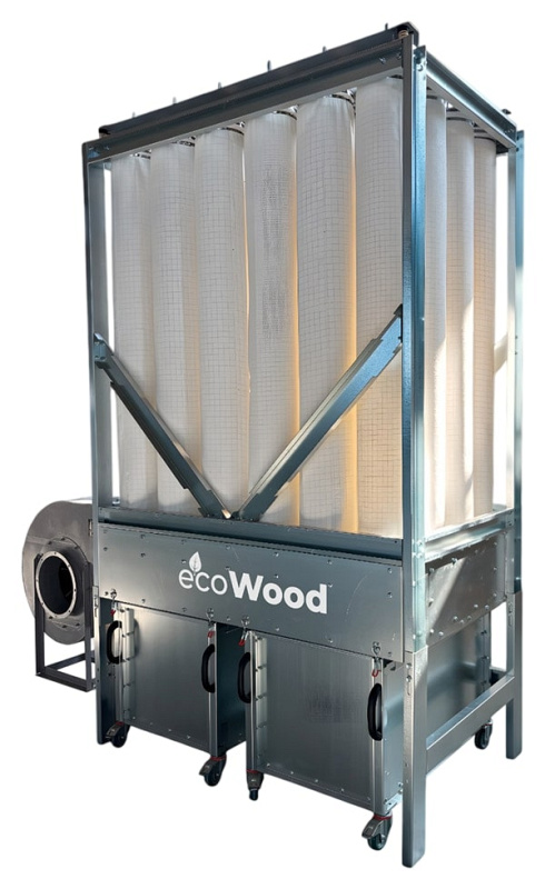 Аспирация с рукавным фильтром (автоматическая регенерация) Ecowood FPC OPEN