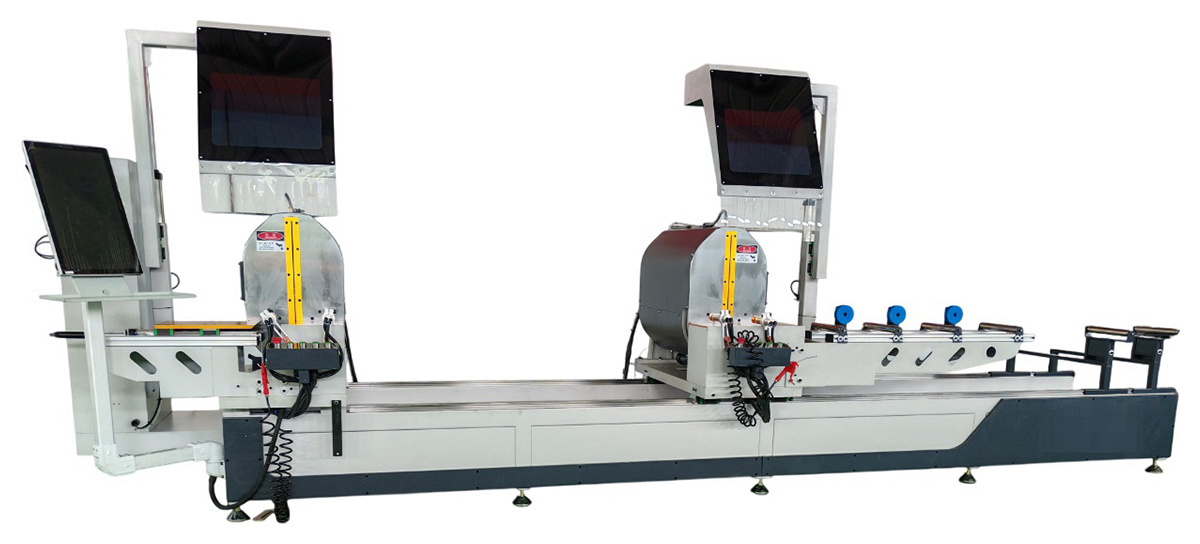 Автоматическая двухголовая пила с ЧПУ quadro ALUCUT CNC 550 х 4500 Servo 22